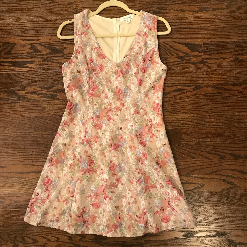Lace, floral dress (Francesca's). Spring, summer